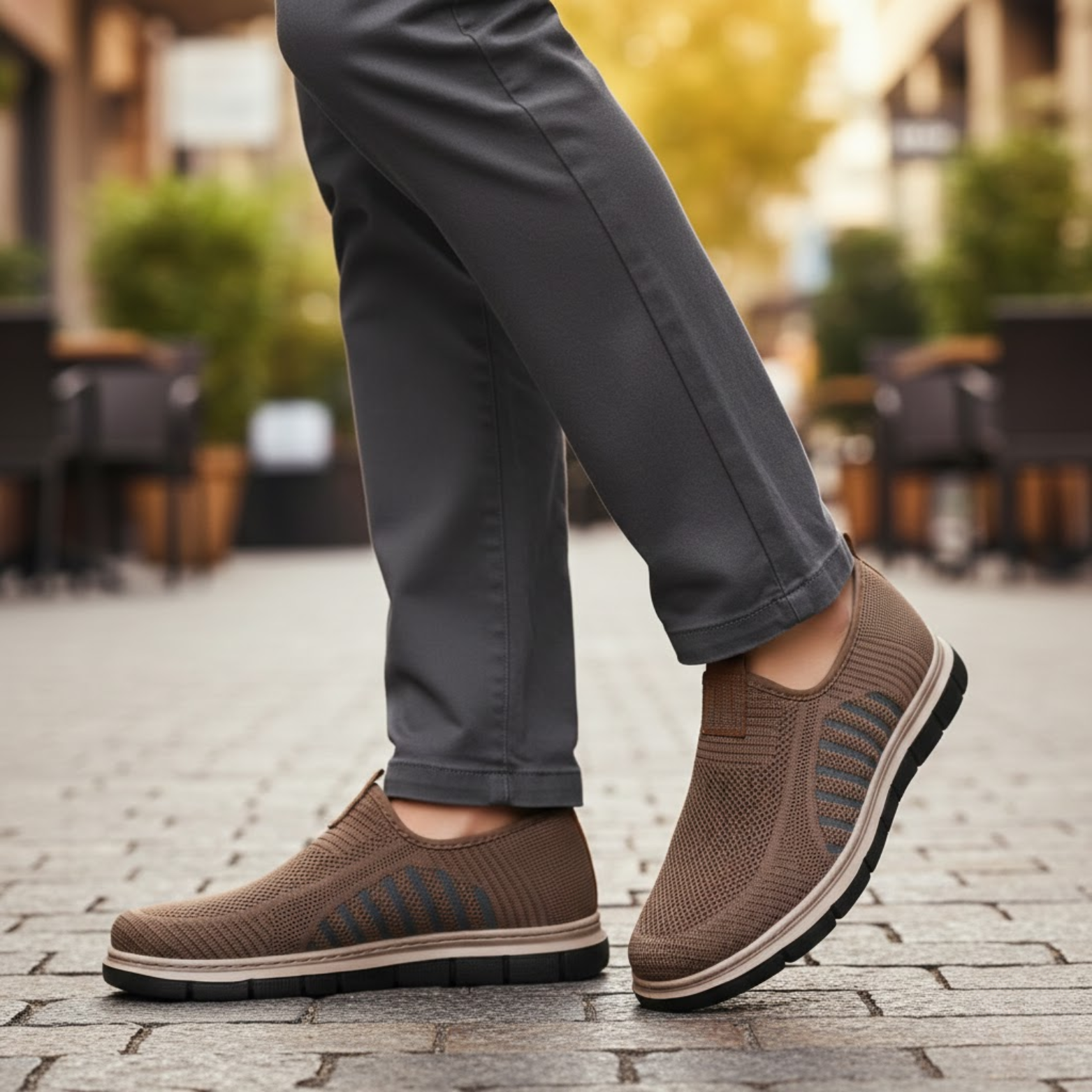 Men's Casual Sneakers Breathable Lightweight Mesh Soft Soles