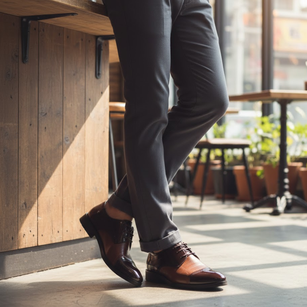 Business Luxury OXford Shoes Men Breathable Leather