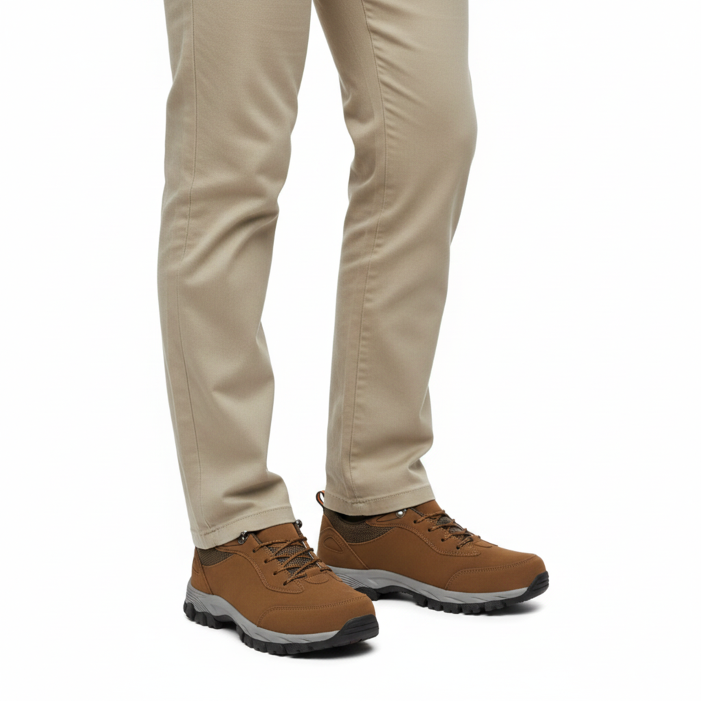 Baskets orthopédiques imperméables pour homme, chaussures de randonnée antidérapantes tout-terrain