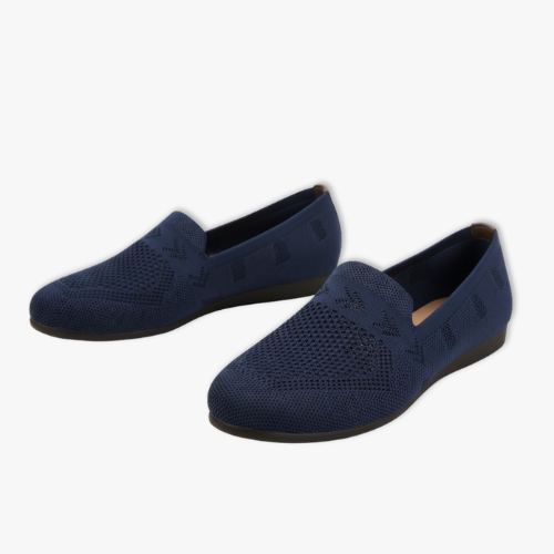 Women's Mesh Knit Square Toe Casual Slip On Flats