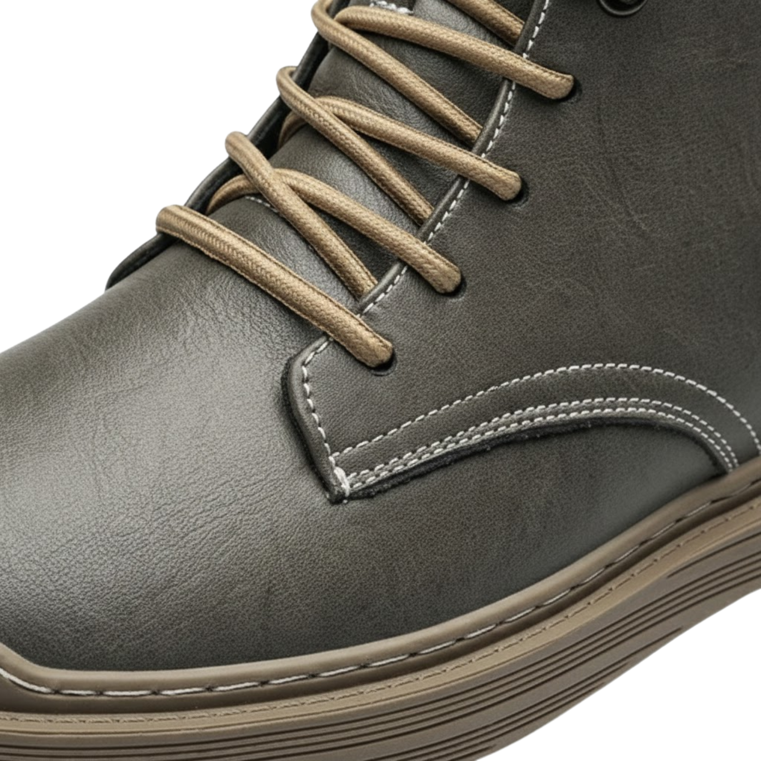 Men's Leather Chelsea Ankle Boots Elevator Sneakers