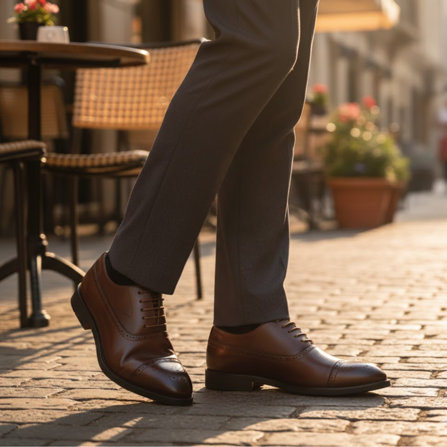 Oxfords Men Shoes Red Sole Brogue Dress Shoes