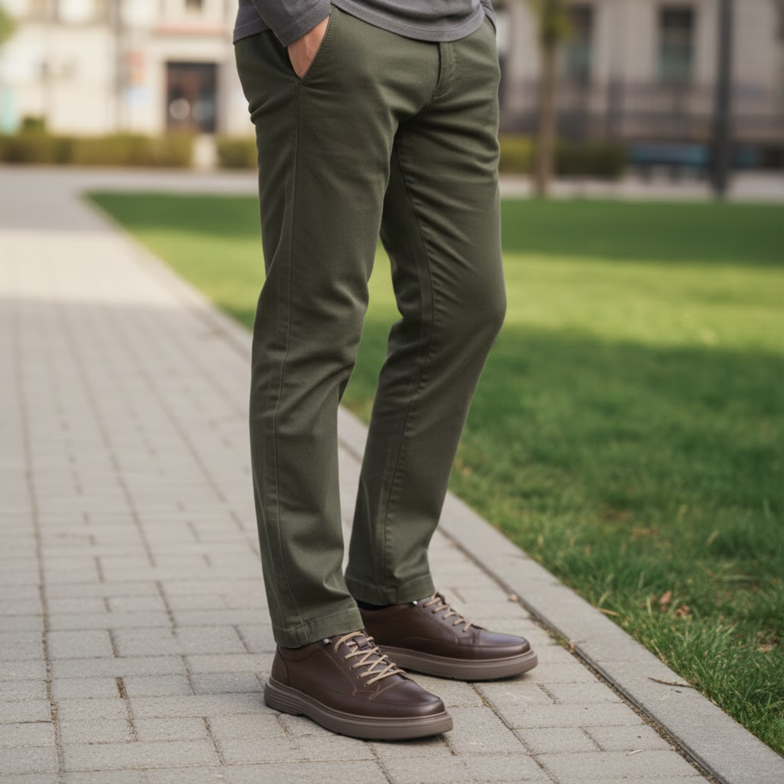 Genuine Leather Casual Shoes Men's Oxford Shoes Jogging Dress Shoes