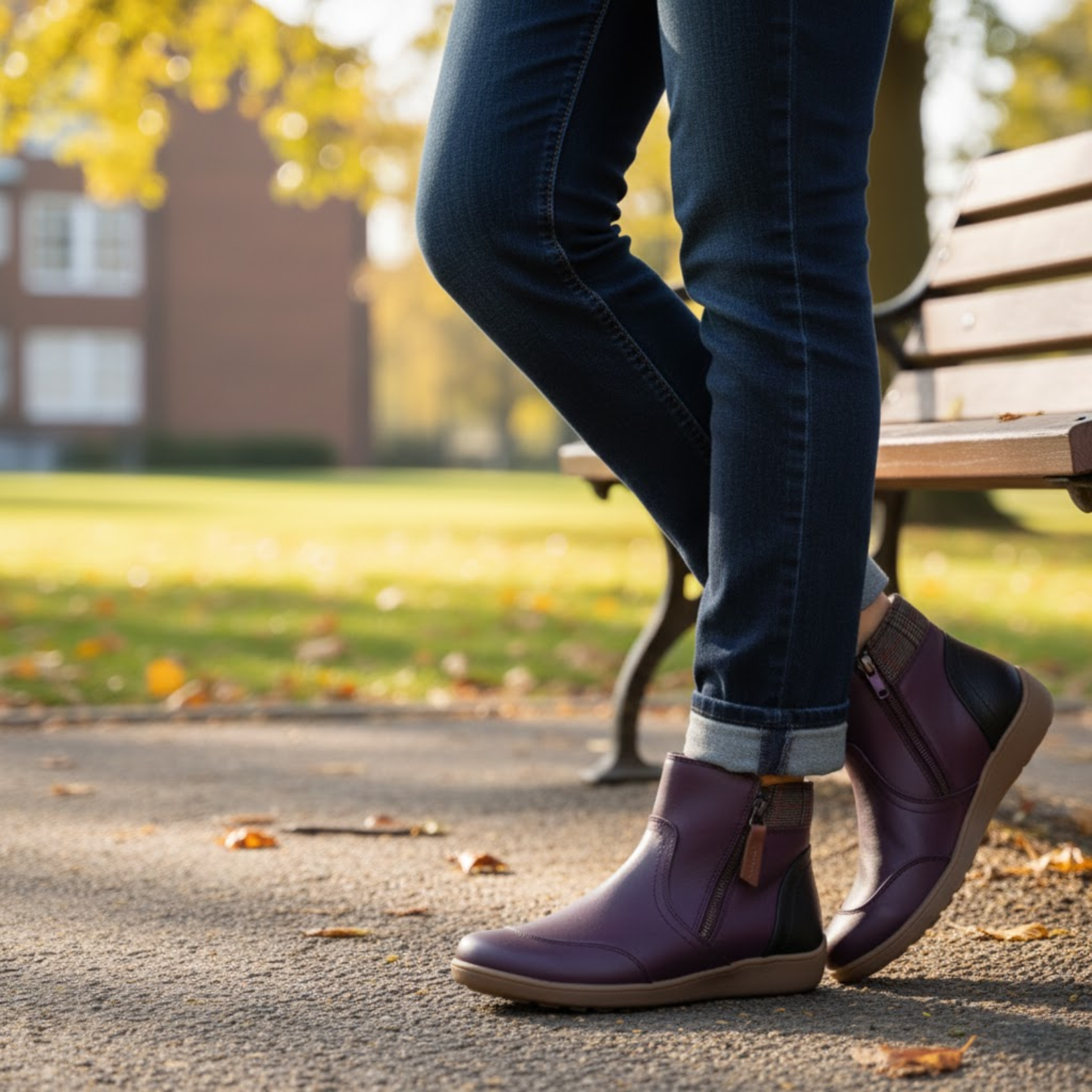 Women's Ankle Boots Round Toe Comfortable Chelsea Boots