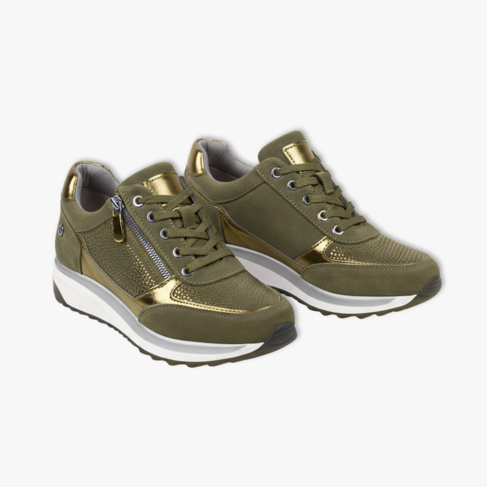 New Women's Lightweight Wedge Vulcanized Sneakers