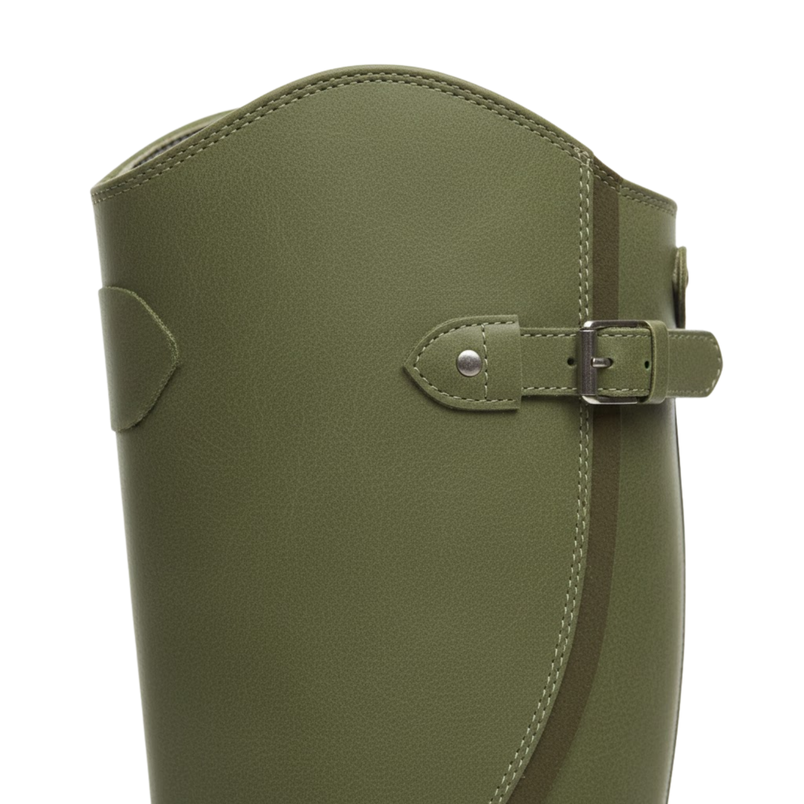 Women's Long Suede Knee-High Square Heel Boots