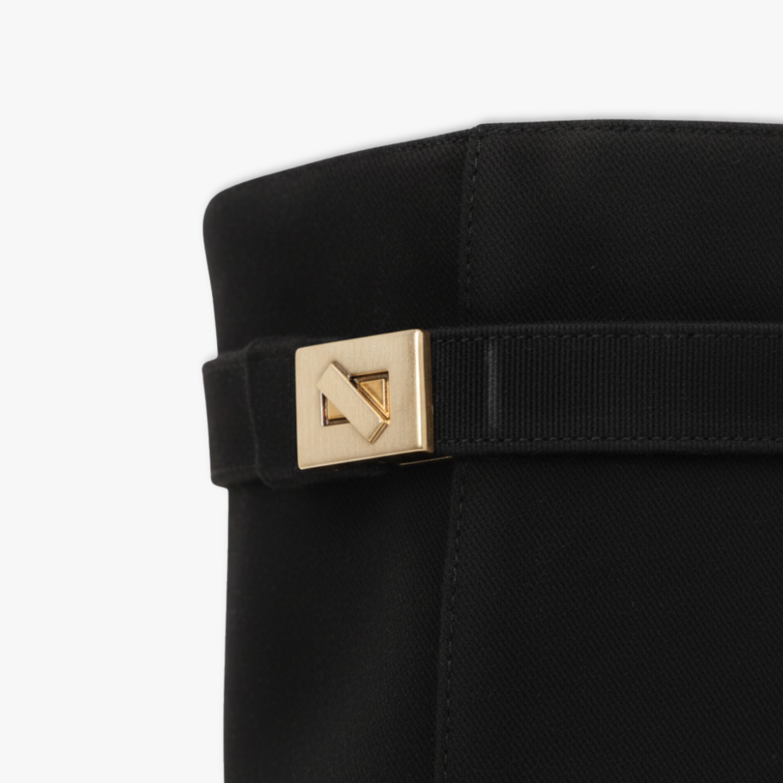 Women's Pointed Metal Buckle Knee High Boots