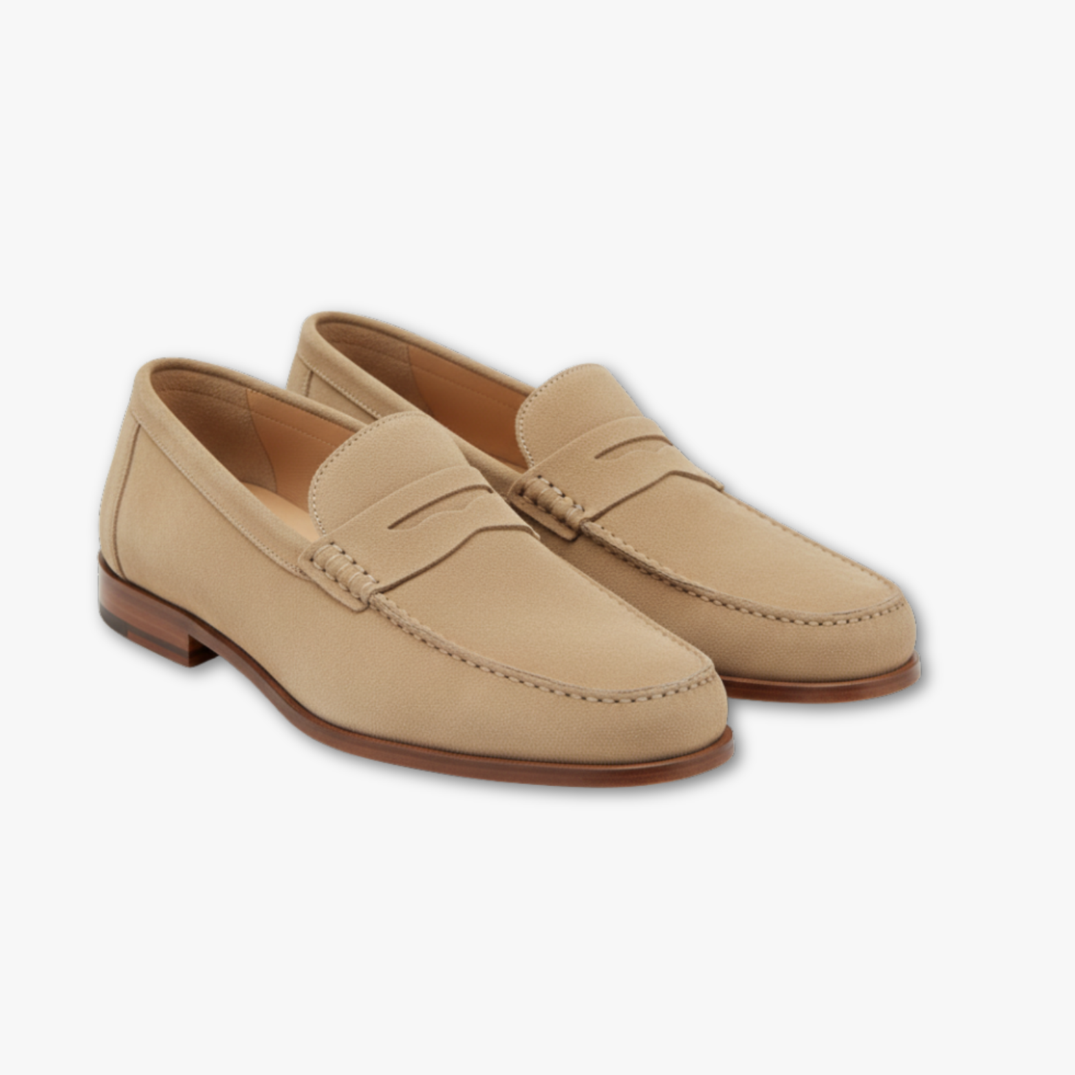 Men’s low suede loafers