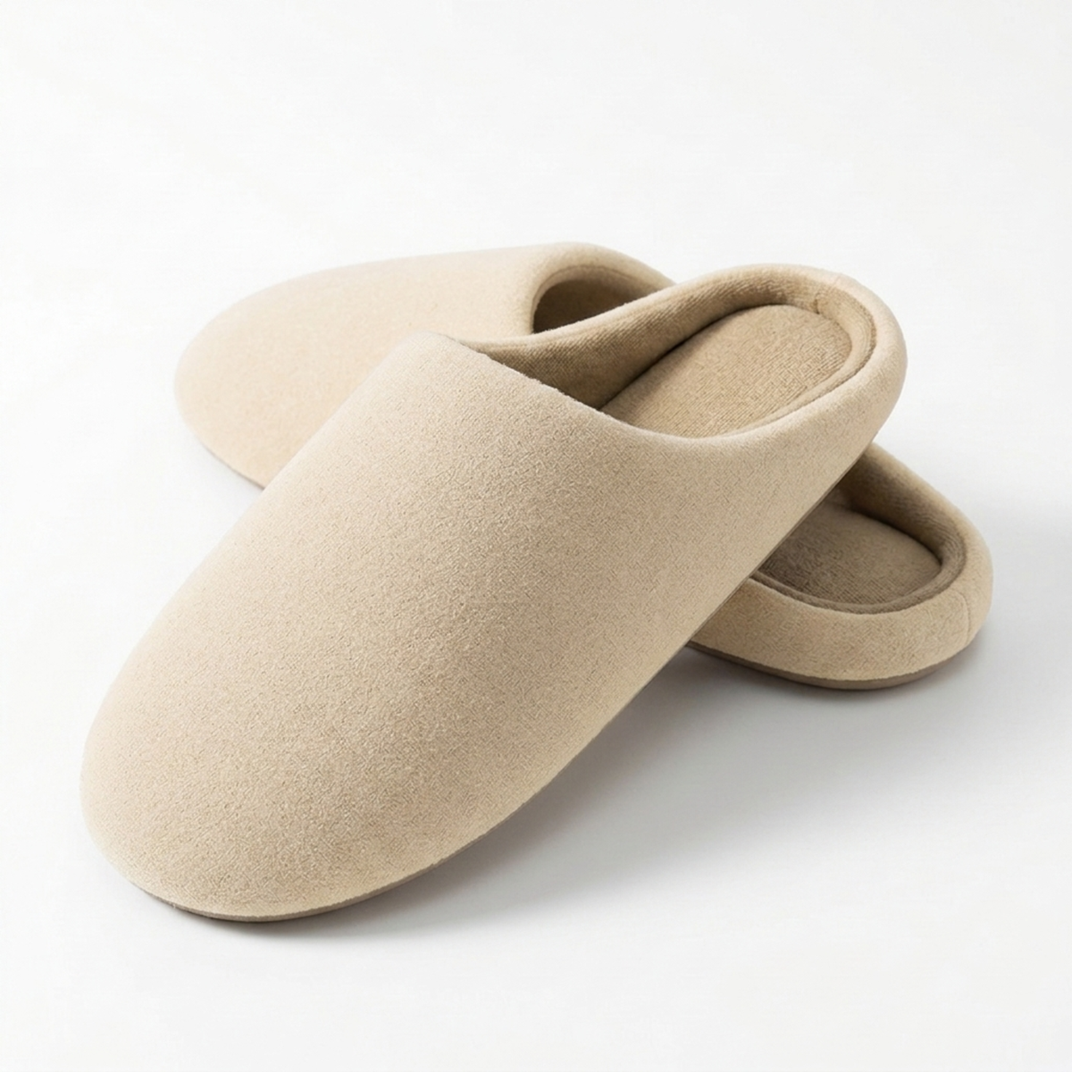 Men's Slippers Thin Velvet Mute Soft Bottom Indoor Floor Home Shoes