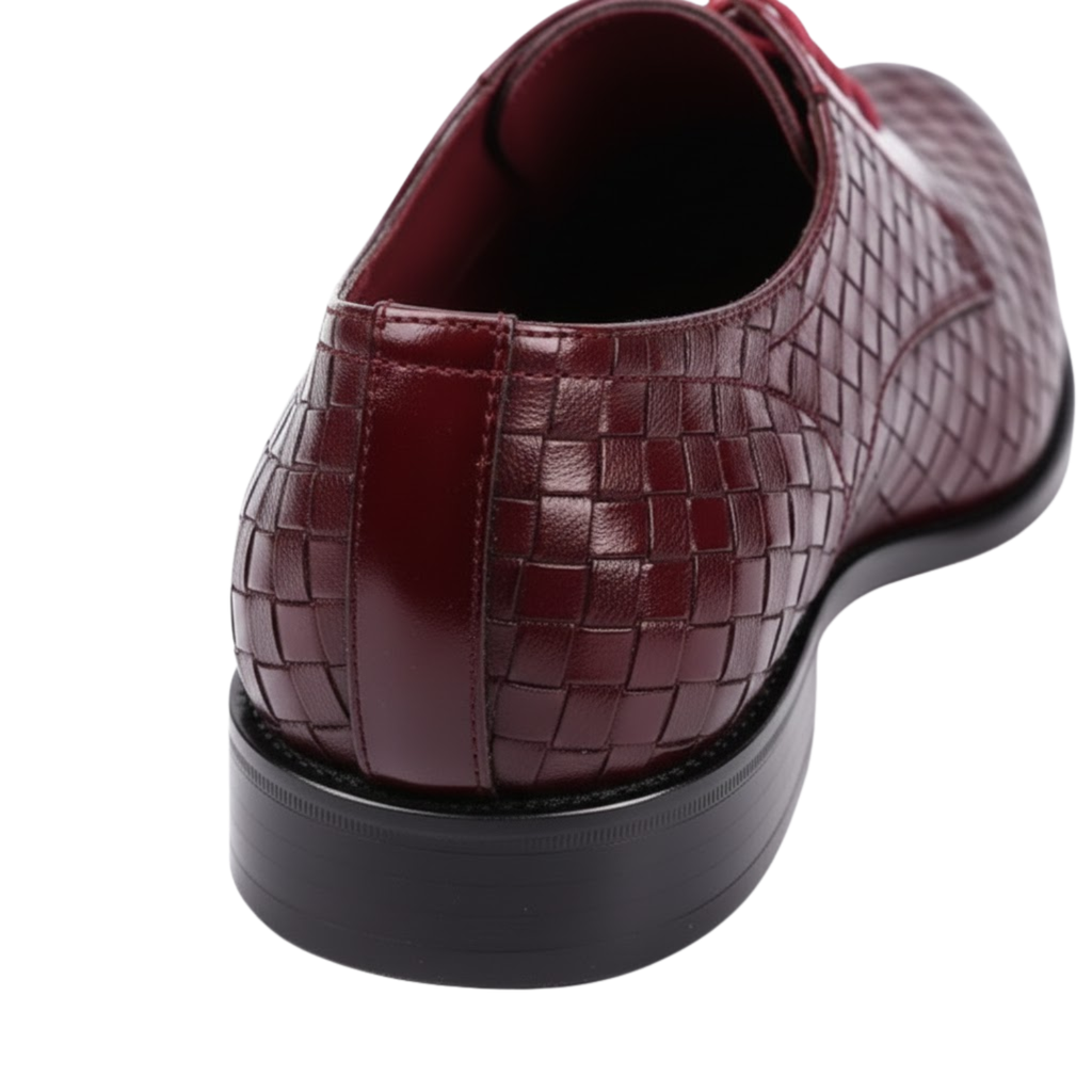 Men's Formal Leather Geometric Oxfords Flats