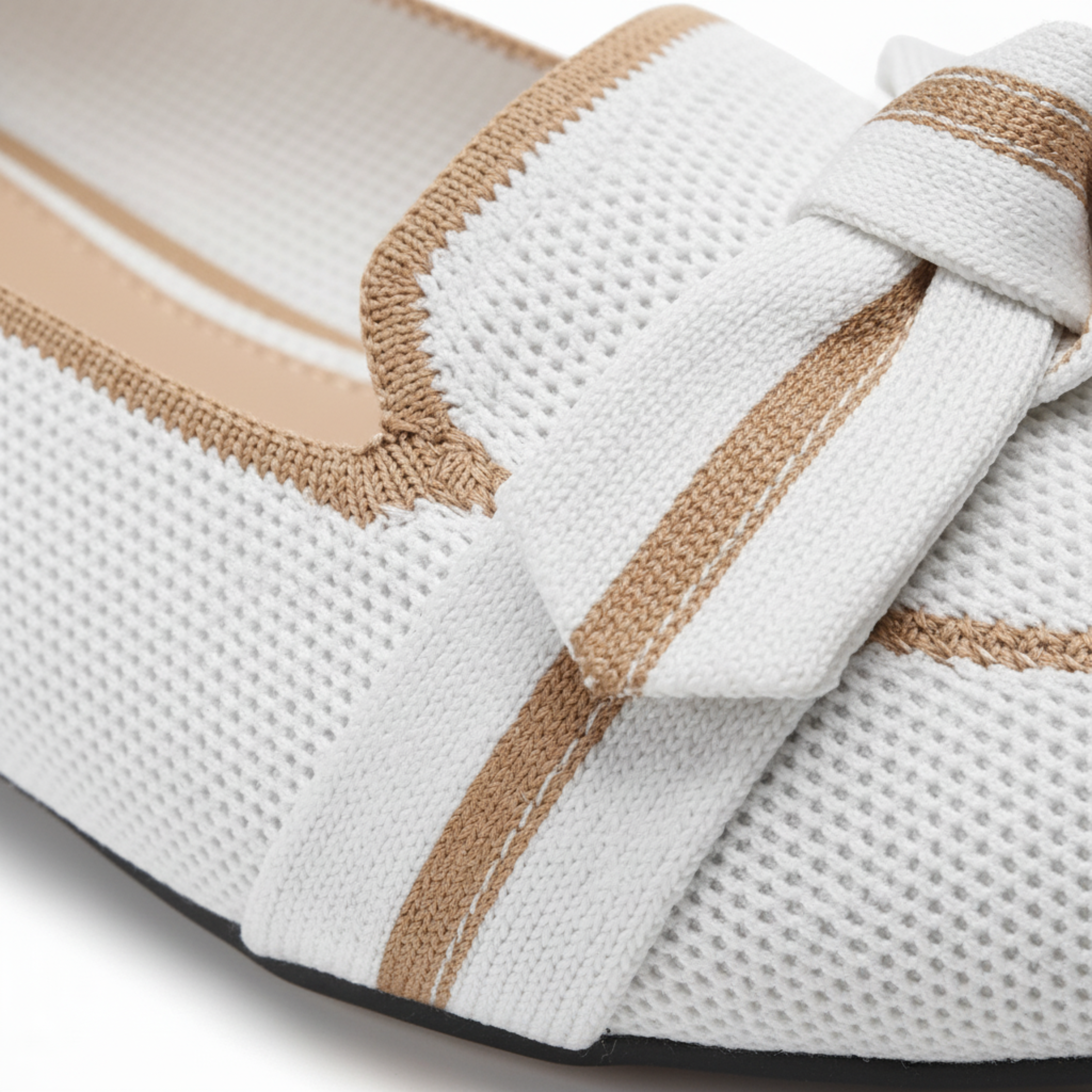 Mocassins orthopédiques pour femmes, bout pointu, en mesh respirant, chaussures plates à enfiler
