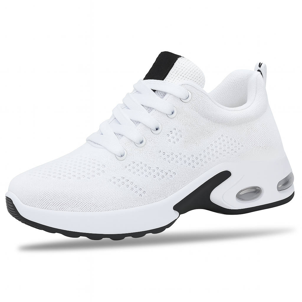 Women's Platform Mesh Running Shoes Breathable Lightweight Chunky Sports Sneakers