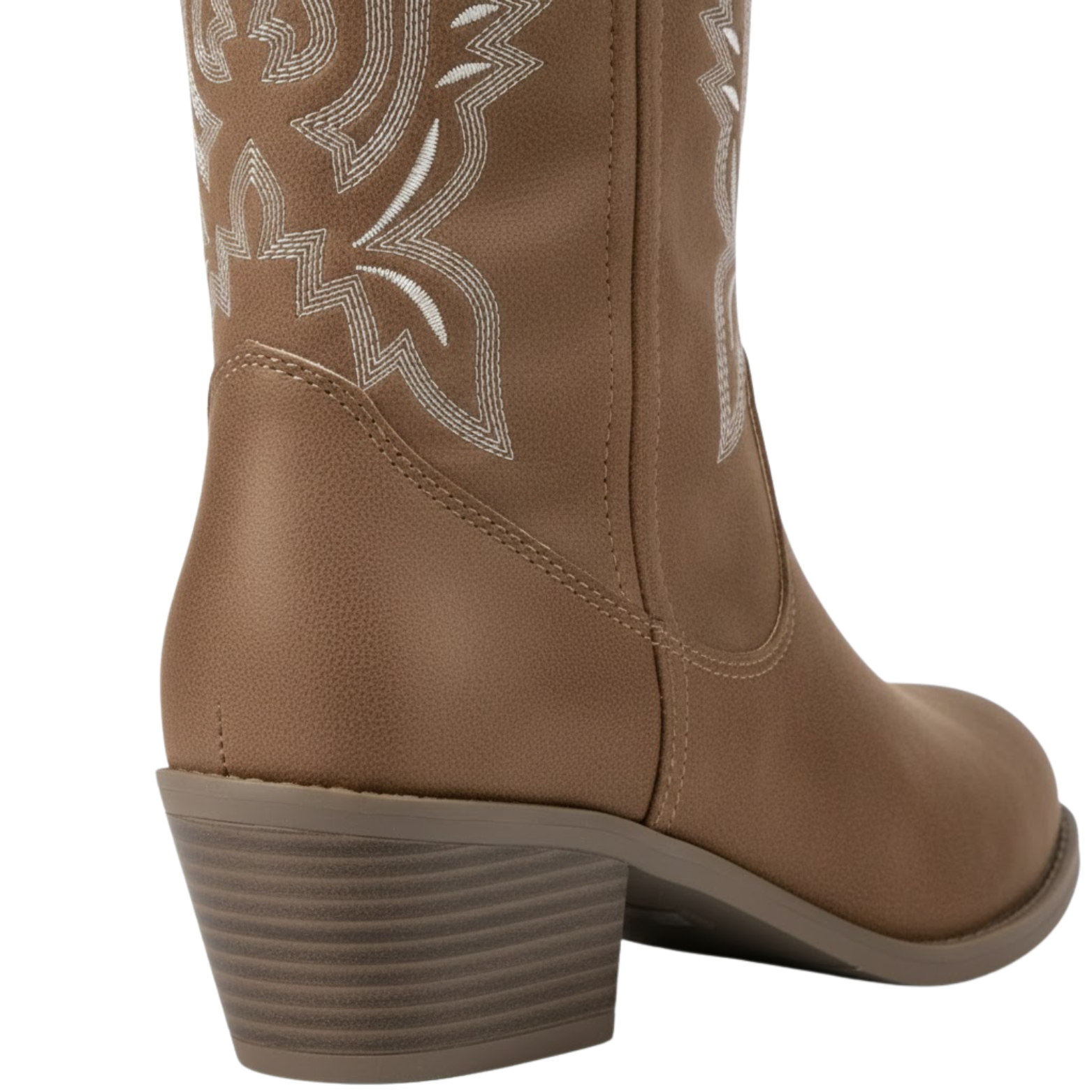 Women Shoes Autumn Winter Embroidered Thick Heel Boots