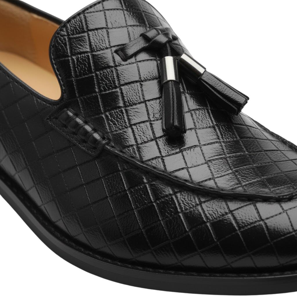 Men's Luxury Leather Slip On Driving Moccasins