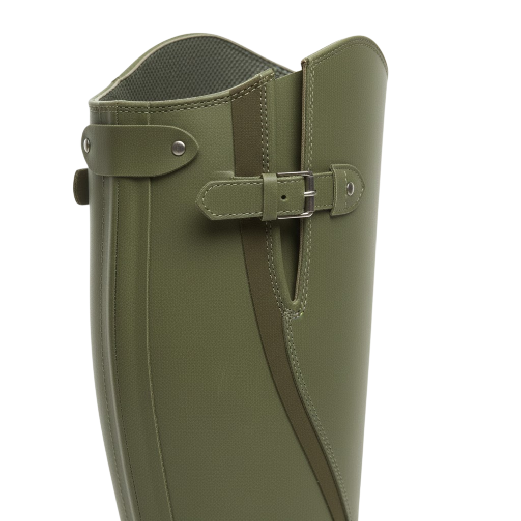 Women's Long Suede Knee-High Square Heel Boots