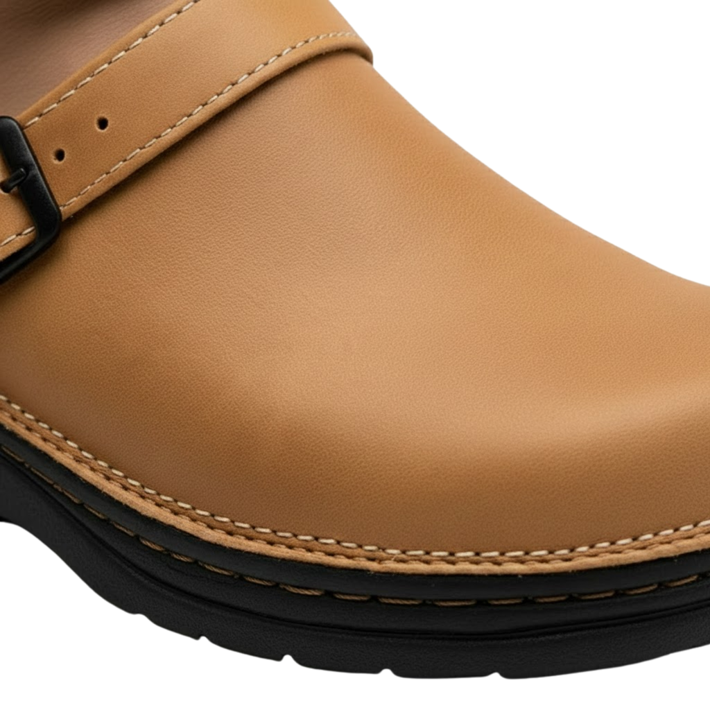 Men's Casual Flat Sole Back Open Bag Head Slippers