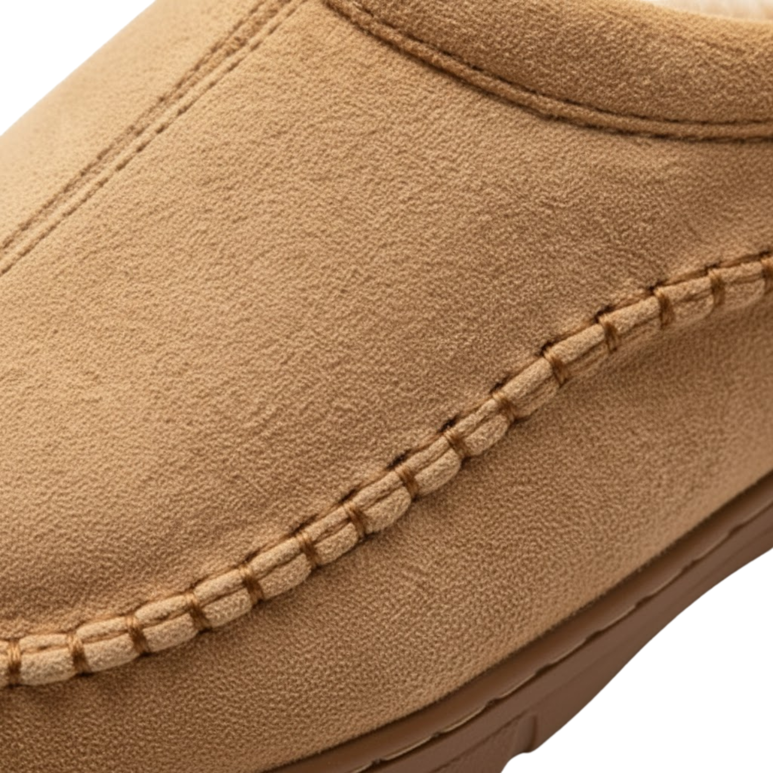 Winter Slippers Men Faux Suede Memory Foam Living Room