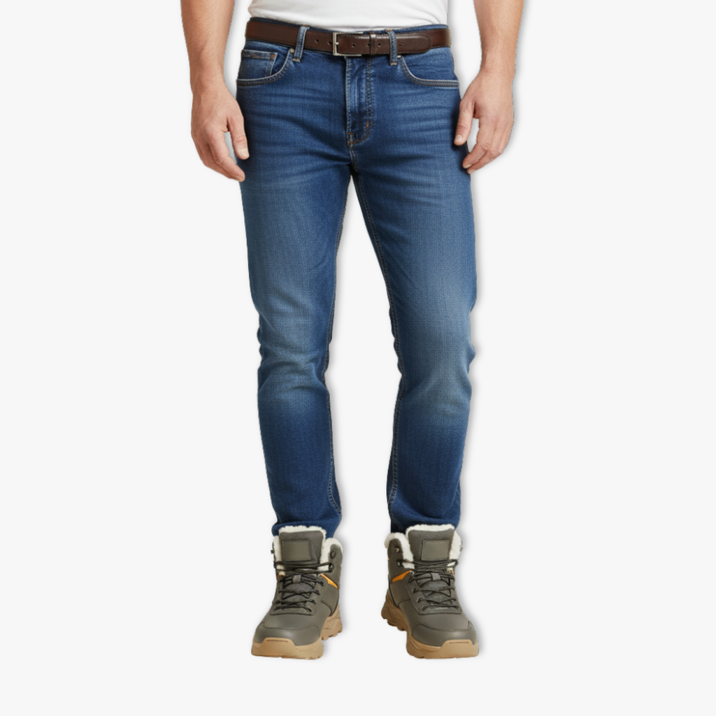 Men's Warm Plush Lined Hiking Snow Boots