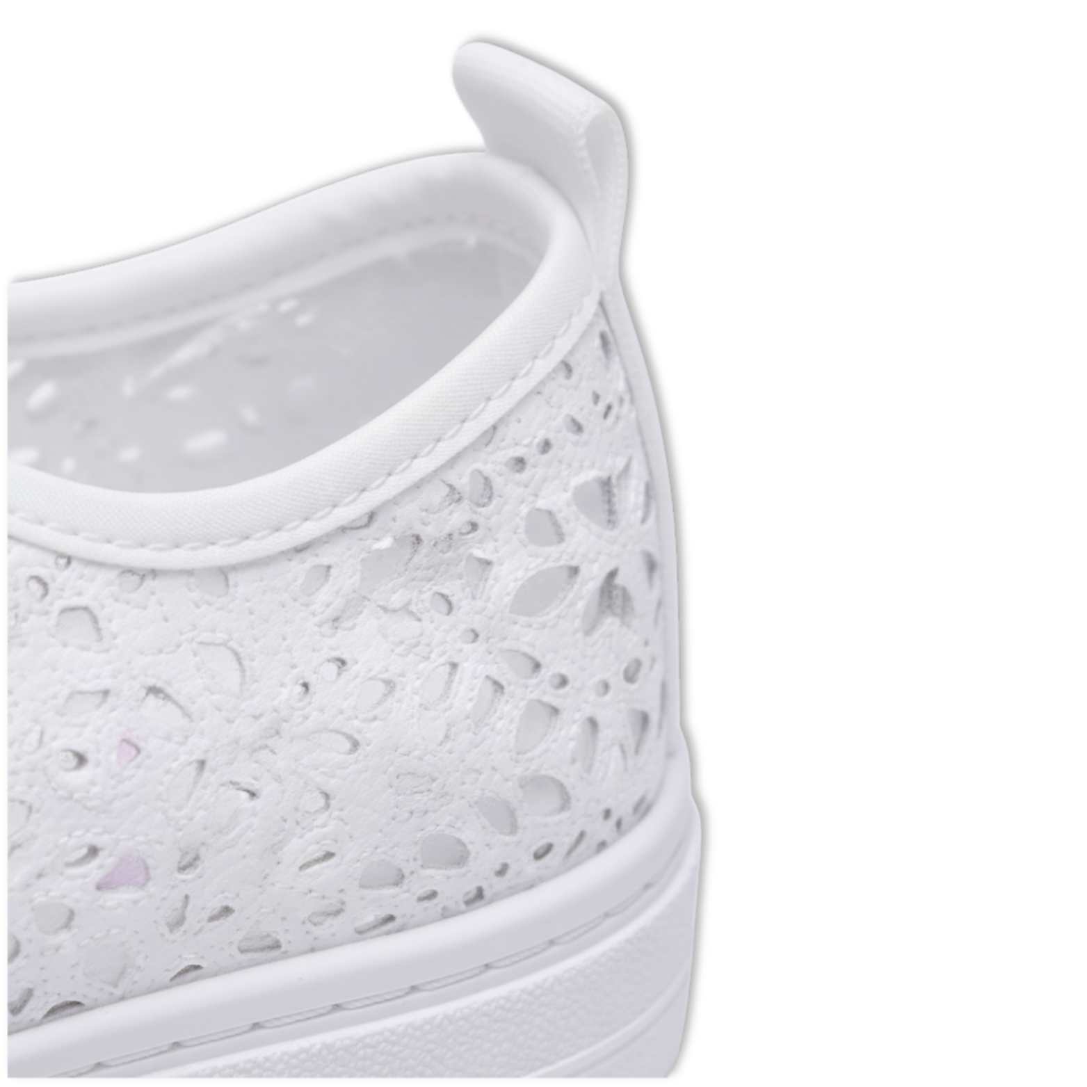 Women's Fashion Hollow Lace Canvas Platform Sneakers