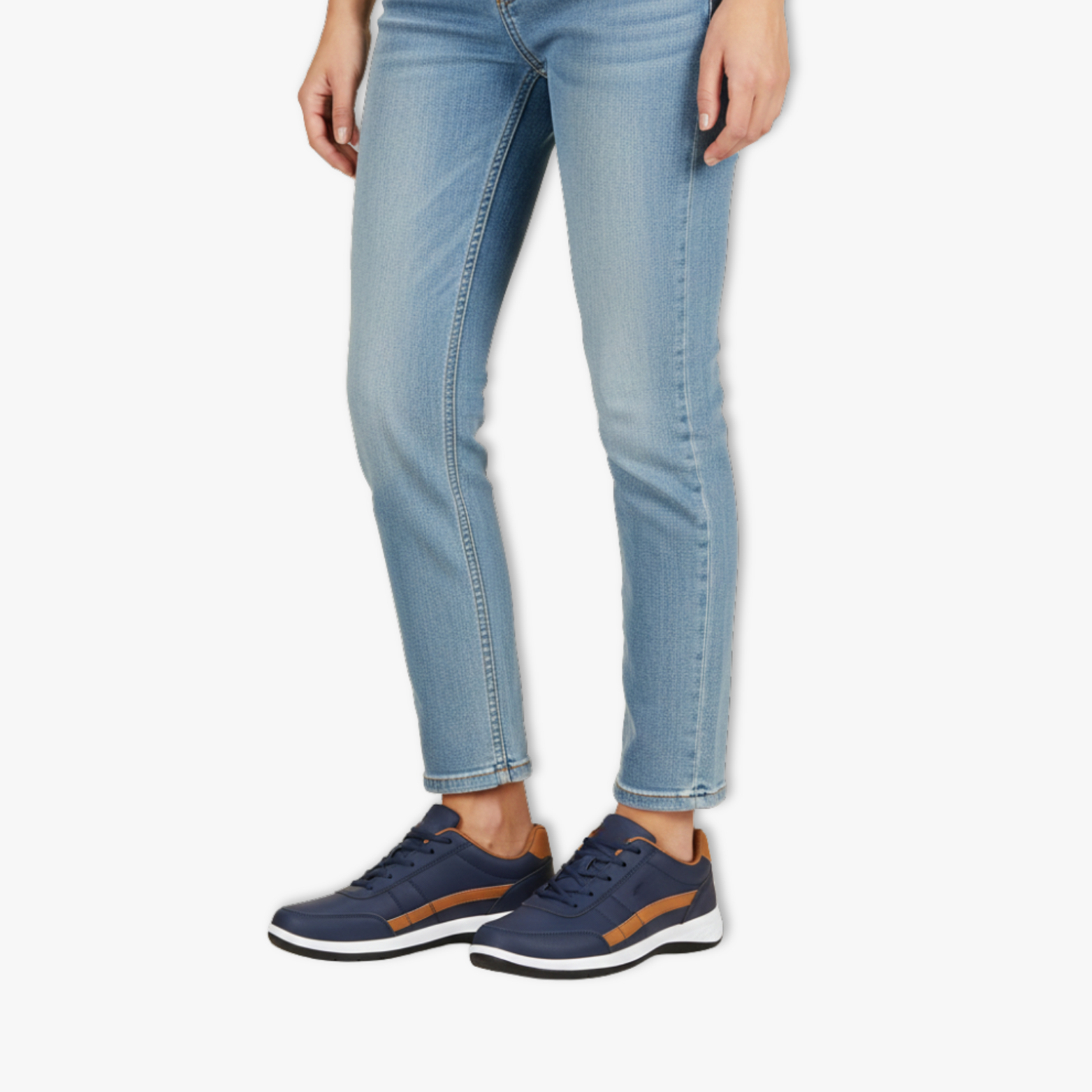 Men's Waterproof Leather Casual Lace Up Sneakers