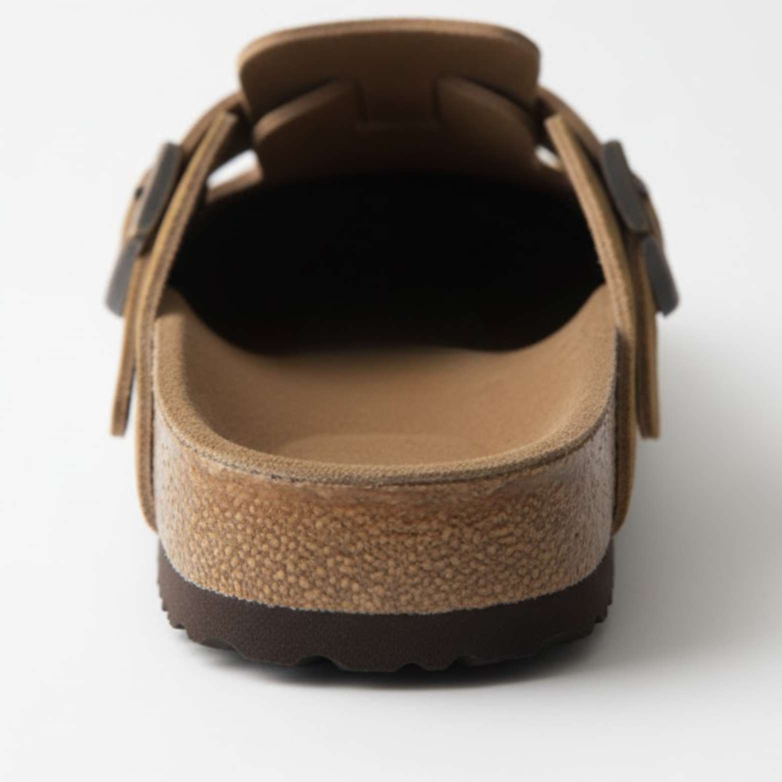 Bebealy Fashion Suede Clogs Women Cork Footbed Mules Nonslip Arch Support Slide Sandals