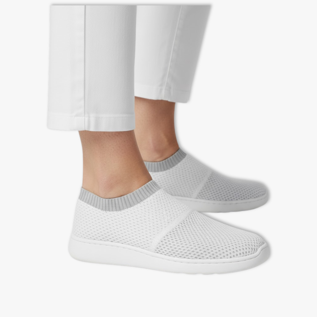 Women’s Lightweight Breathable Casual Sneakers with Simple Slip-On Style