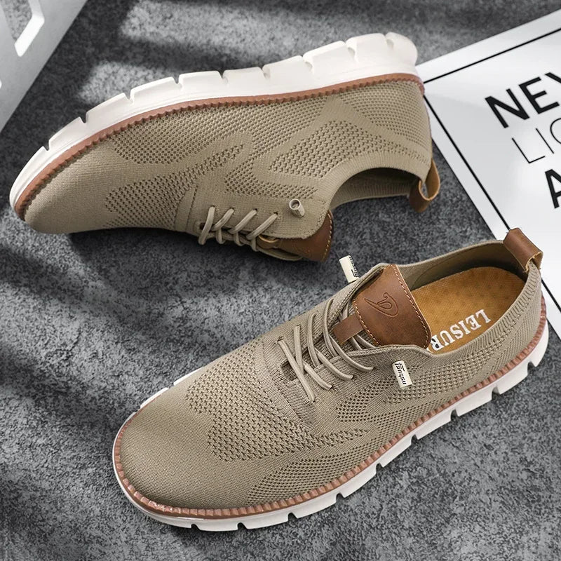 Scarpe ortopediche da passeggio per donna con punta larga e tomaia in maglia traspirante