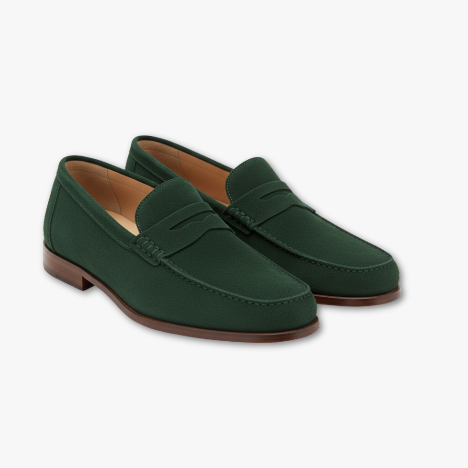 Men’s low suede loafers