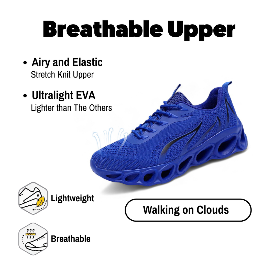Unisex Casual Sneakers Lightweight Breathable Running Shoes Non-Slip Sports Trainers