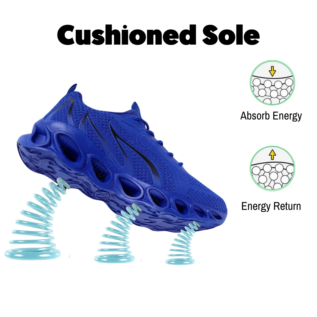 Unisex Casual Sneakers Lightweight Breathable Running Shoes Non-Slip Sports Trainers