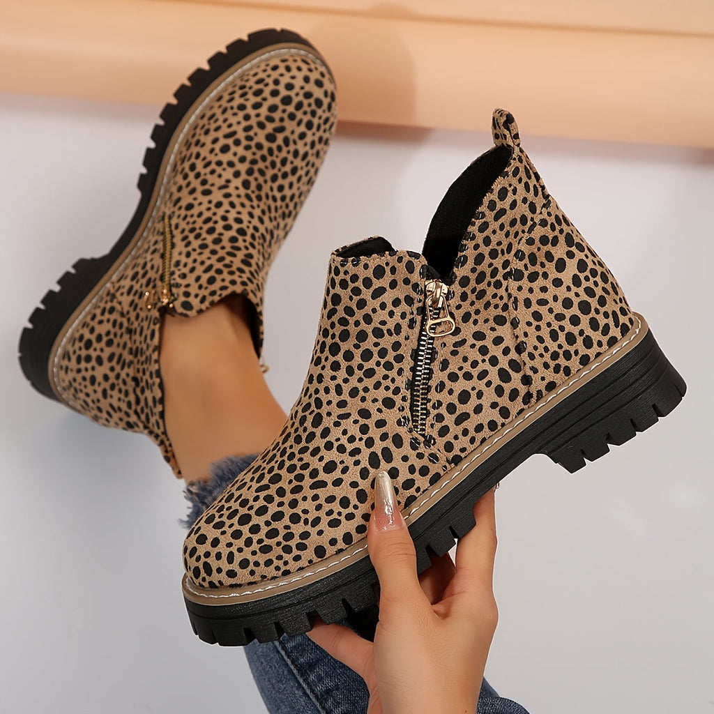 Botines ortopédicos para mujer – agarre antideslizante confiable y fácil acceso con cremallera lateral