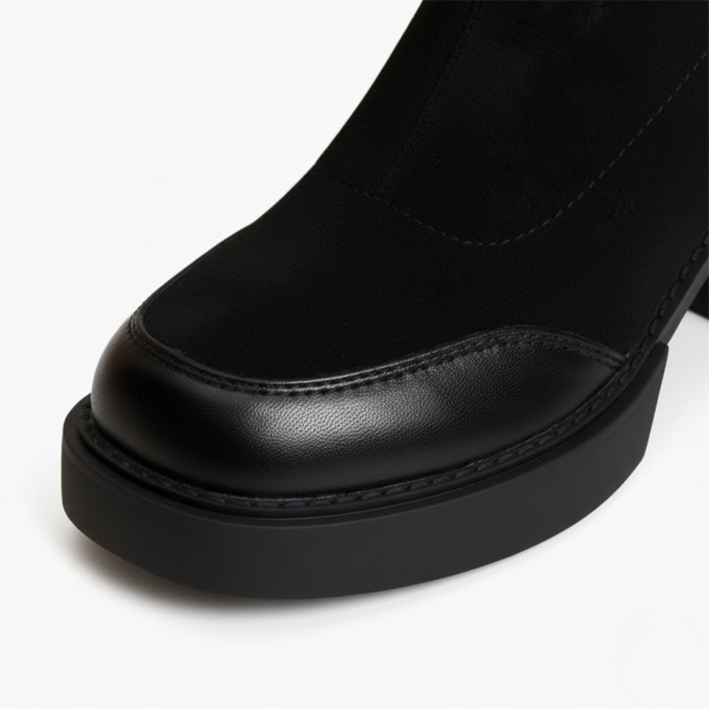 Maogu Chic Autumn Suede Sock Boots Pointed Toe High Heel Ankle Booties