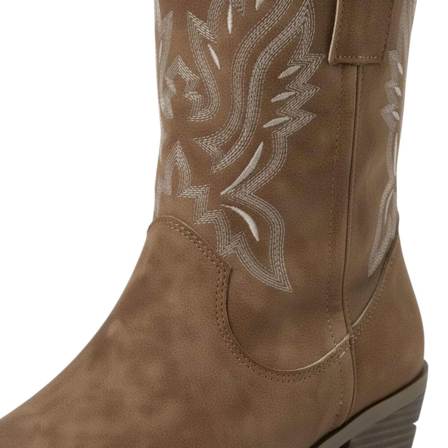 Women Shoes Autumn Winter Embroidered Thick Heel Boots