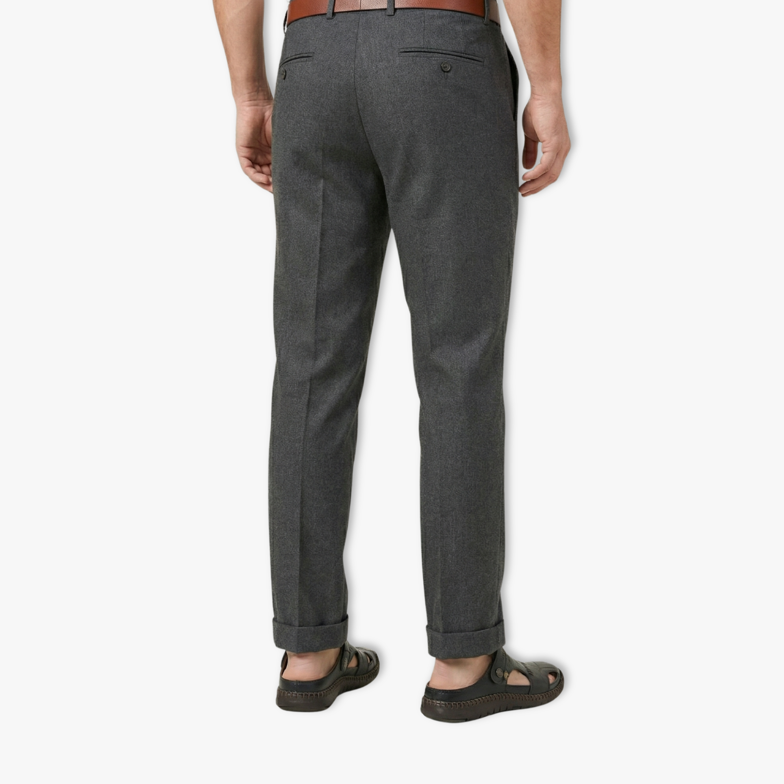 Soft Leather Slides Male Summer Beach Platform Sandals