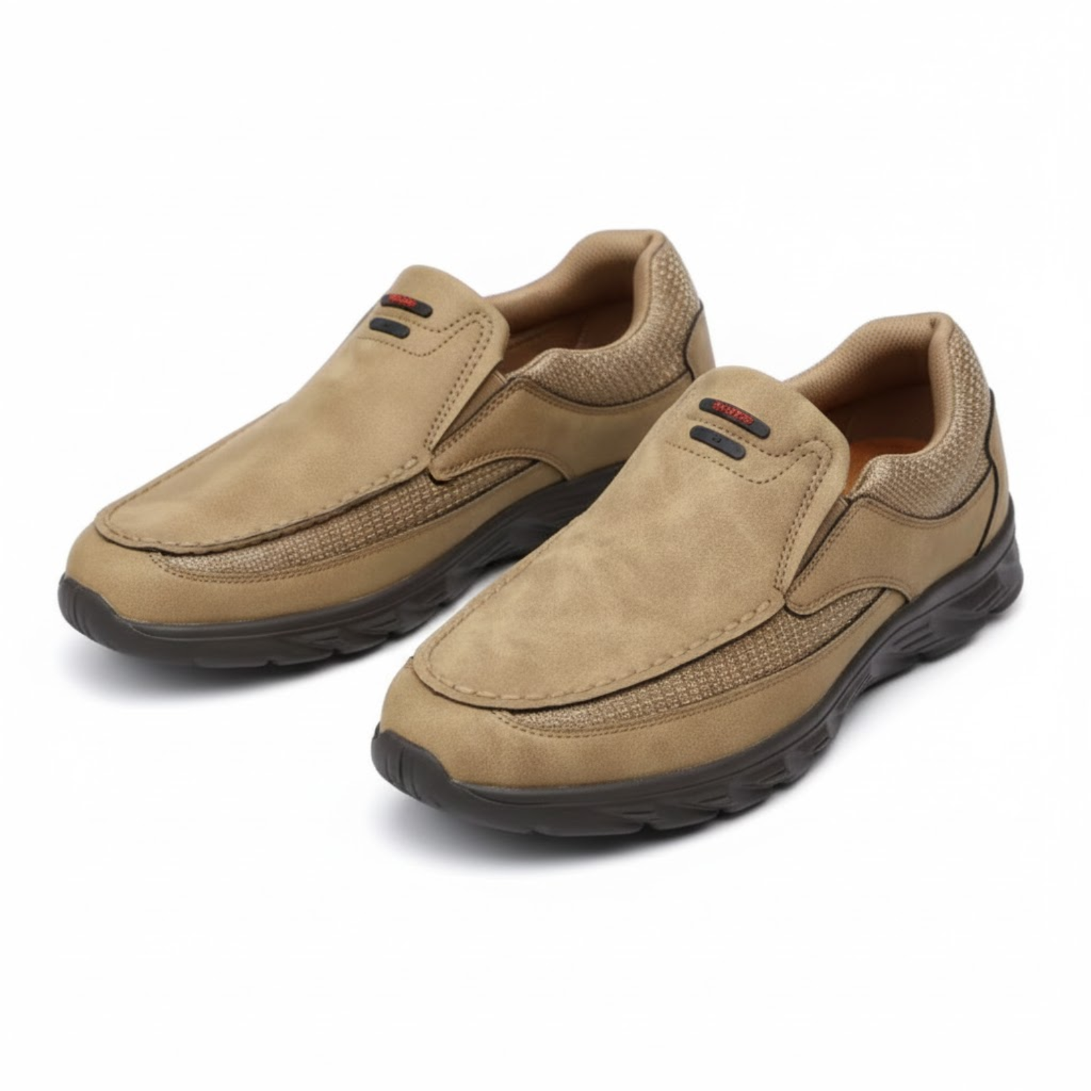 Men's Breathable Leather Casual Loafers Sneakers