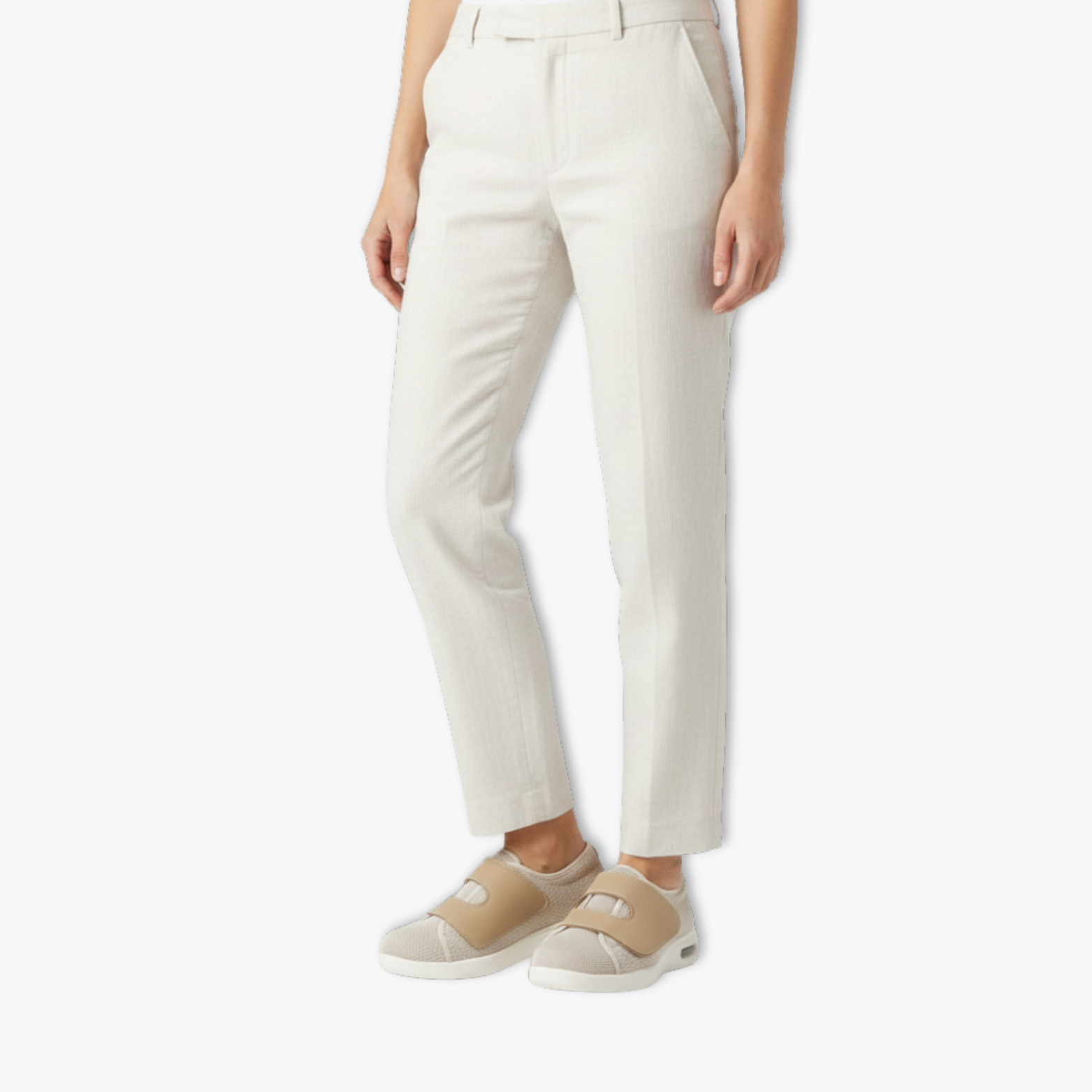 Elderly Women's Large Opening Casual Mesh Shoes