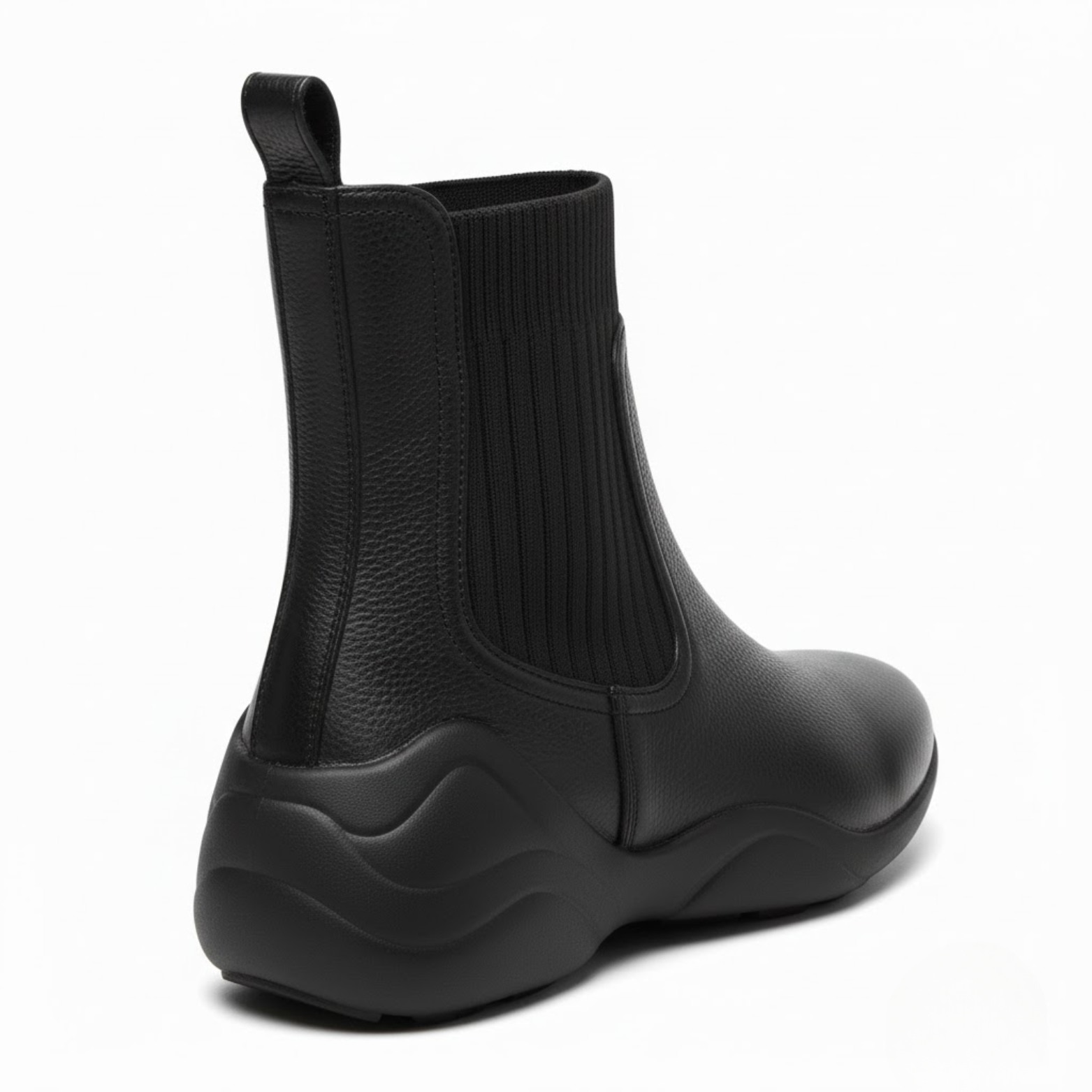 Nuovi stivaletti da donna in pelle morbida elasticizzata, autunno/inverno, flessibili, stile Chelsea alla moda