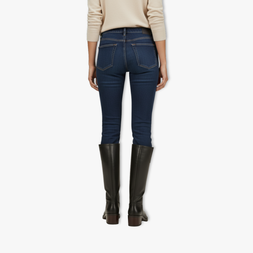 Women's Sexy Thigh High Heels Rubber Boots