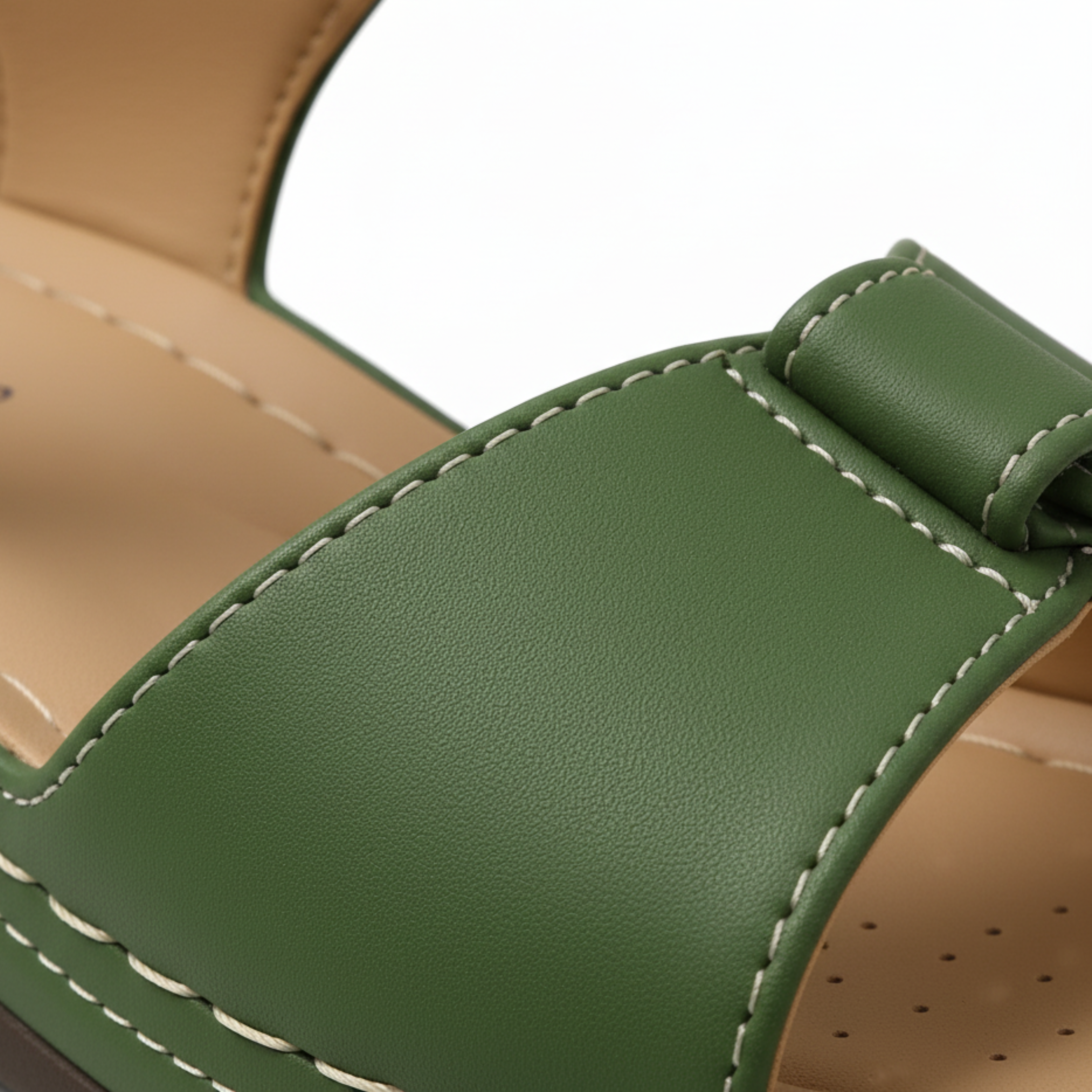 Sandalias ortopédicas de cuña para mujer, transpirables, con punta abierta, para caminar