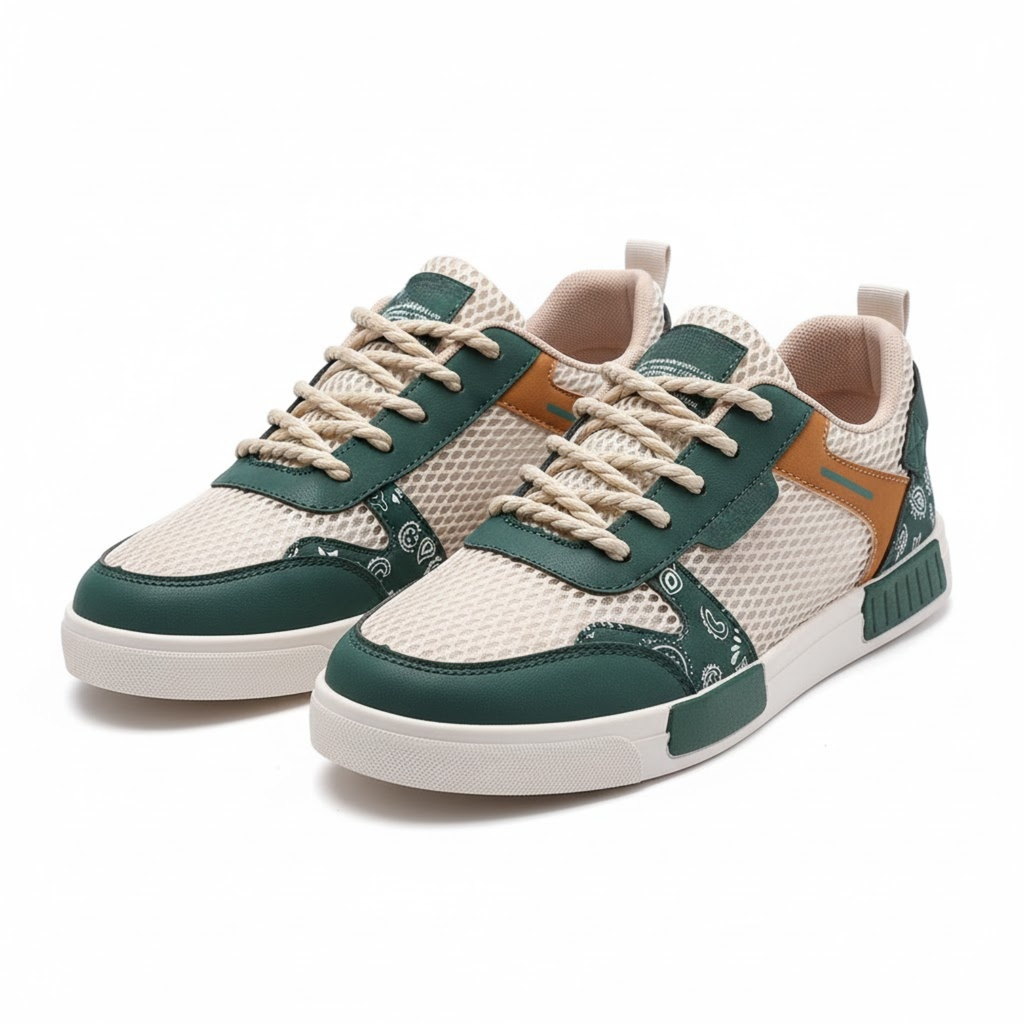 Men's Breathable Mesh Vulcanized Walking Shoes