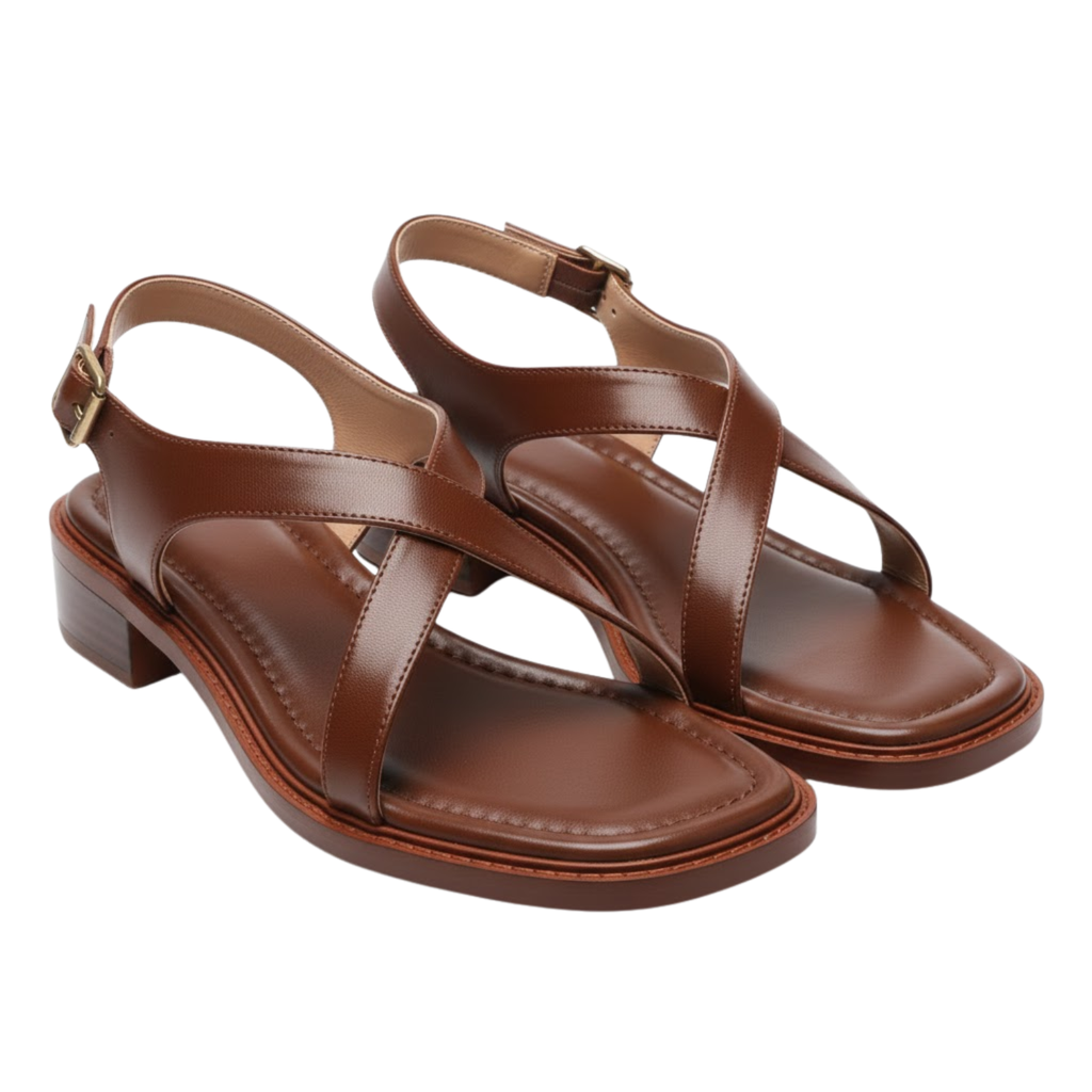 Women's Retro Thick Heel Casual Beach Sandals