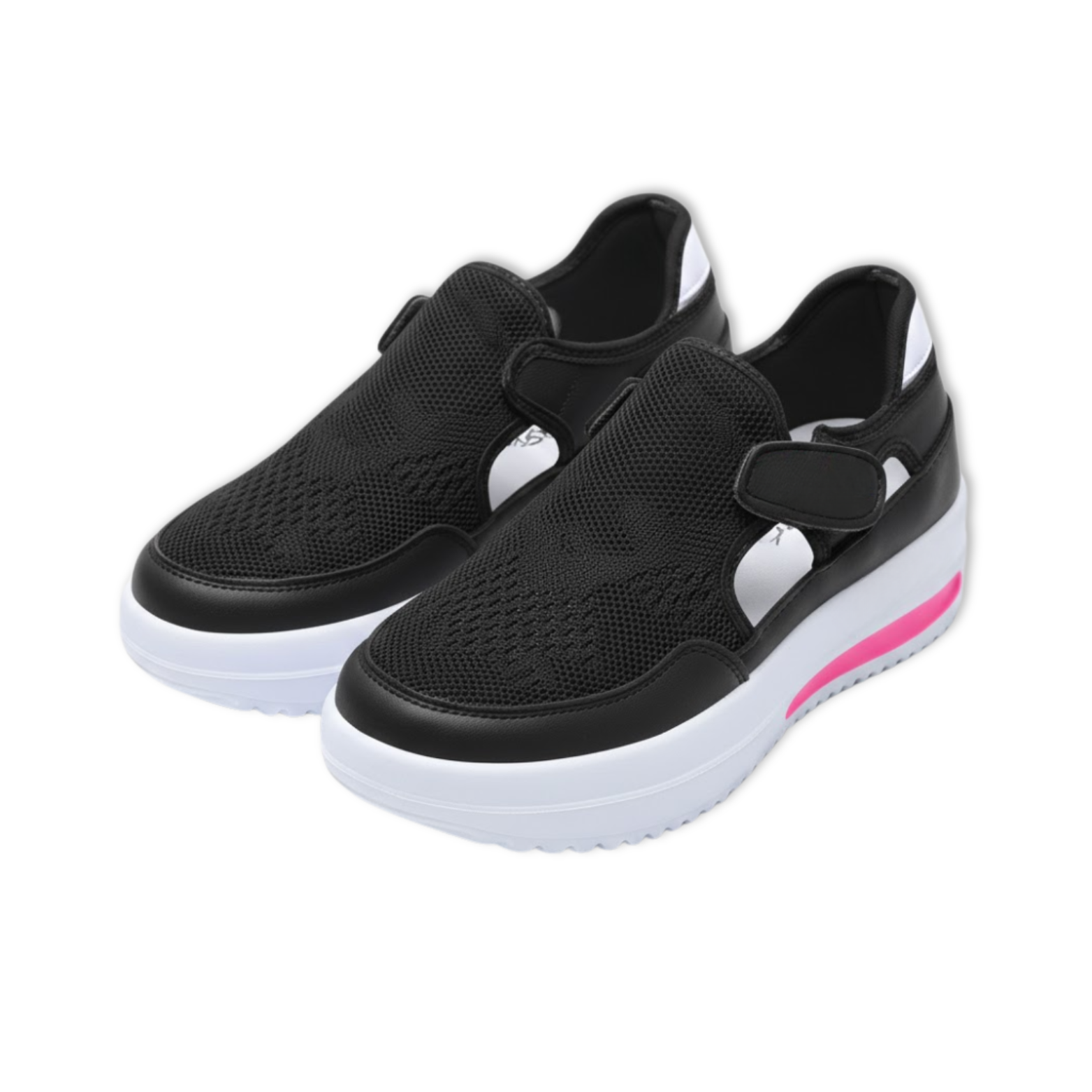 Women's Hollow Out Canvas Platform Sneakers