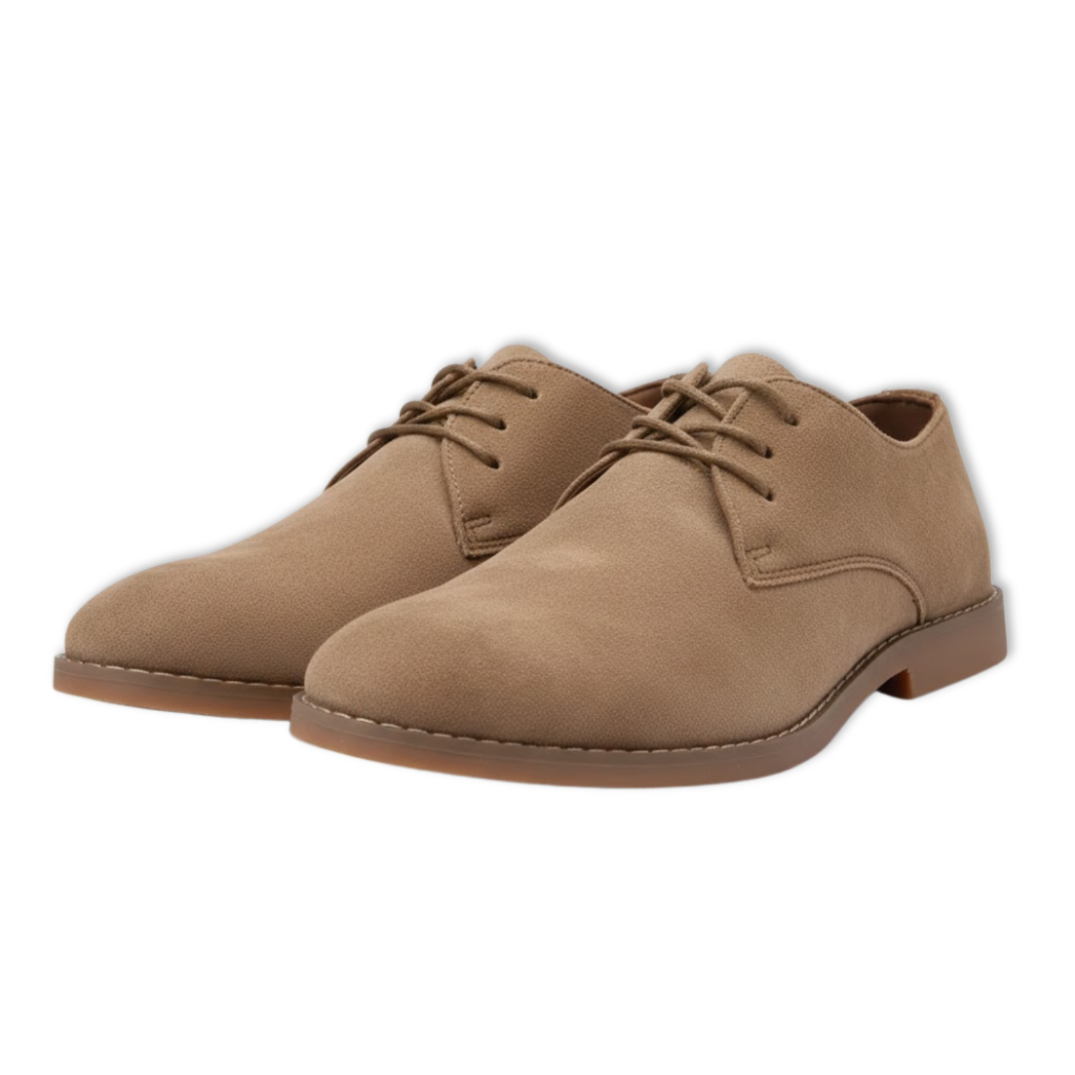 Matte Leather Derby Style Business Oxfords for Men