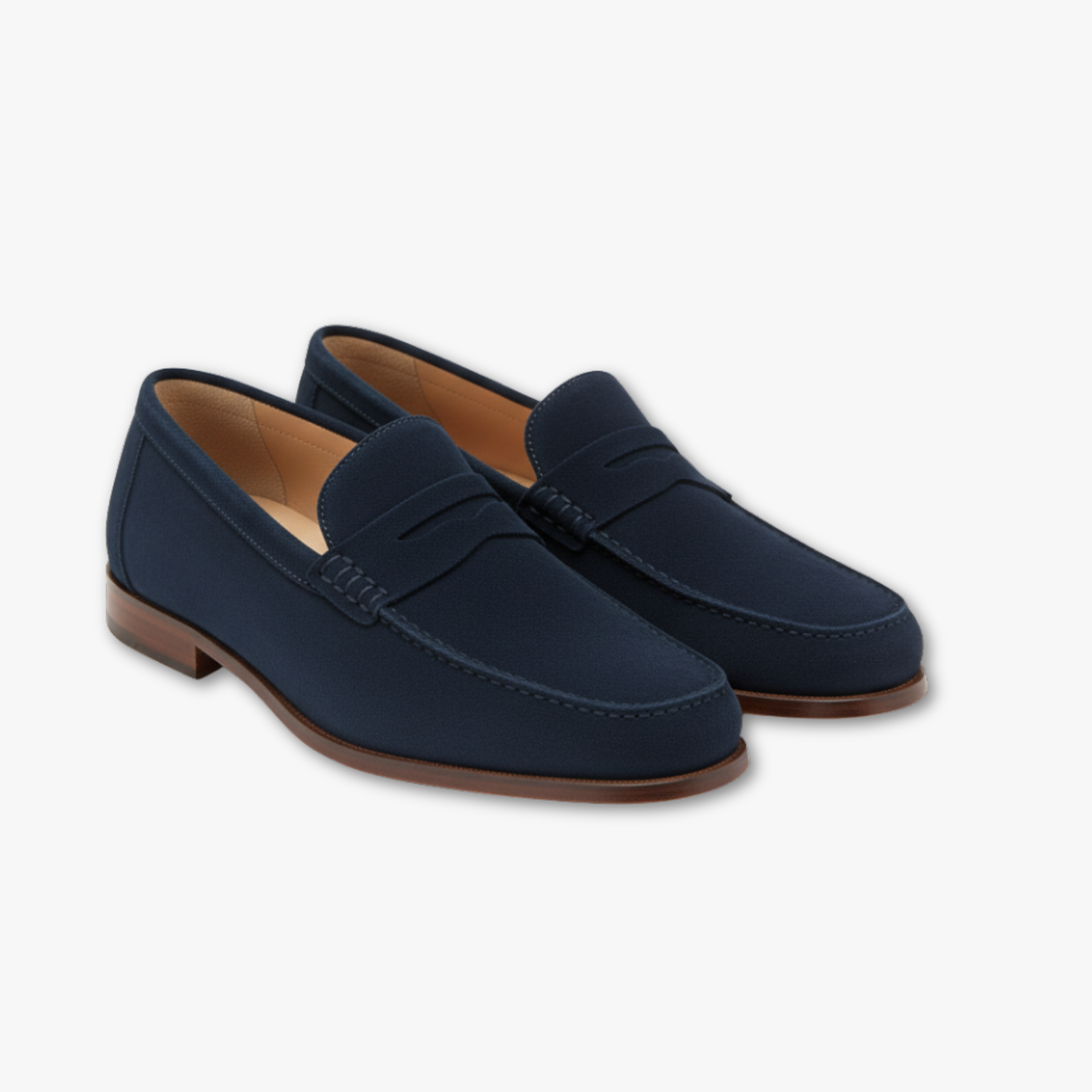 Men’s low suede loafers