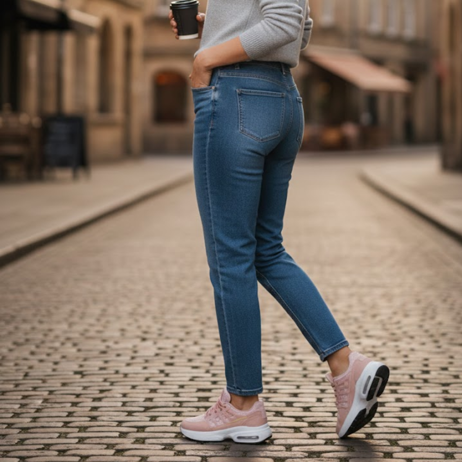 Women's Platform Mesh Casual Running Sneakers