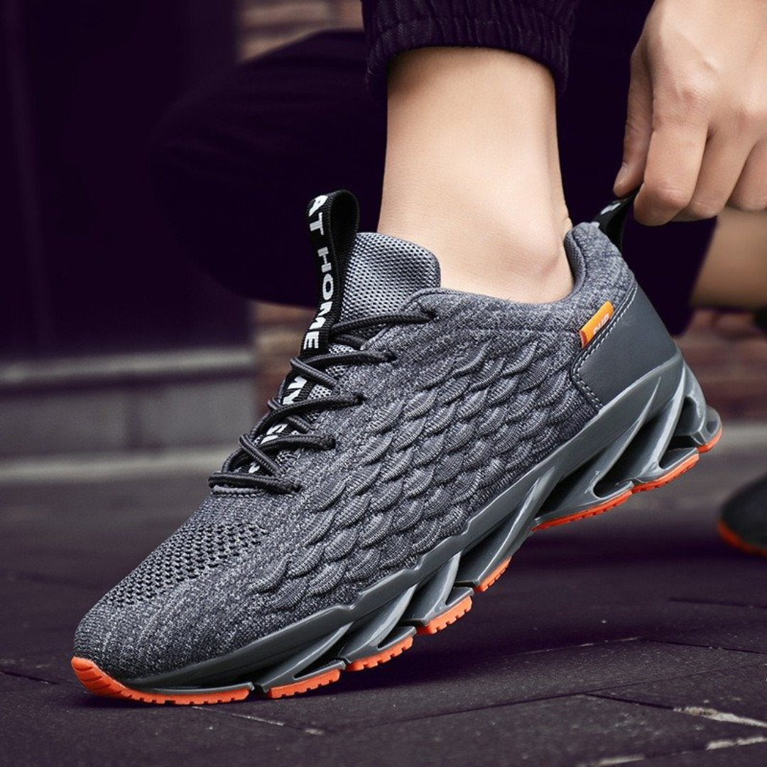 Baskets décontractées unisexes Chaussures de marche en mesh respirant Chaussures de sport légères