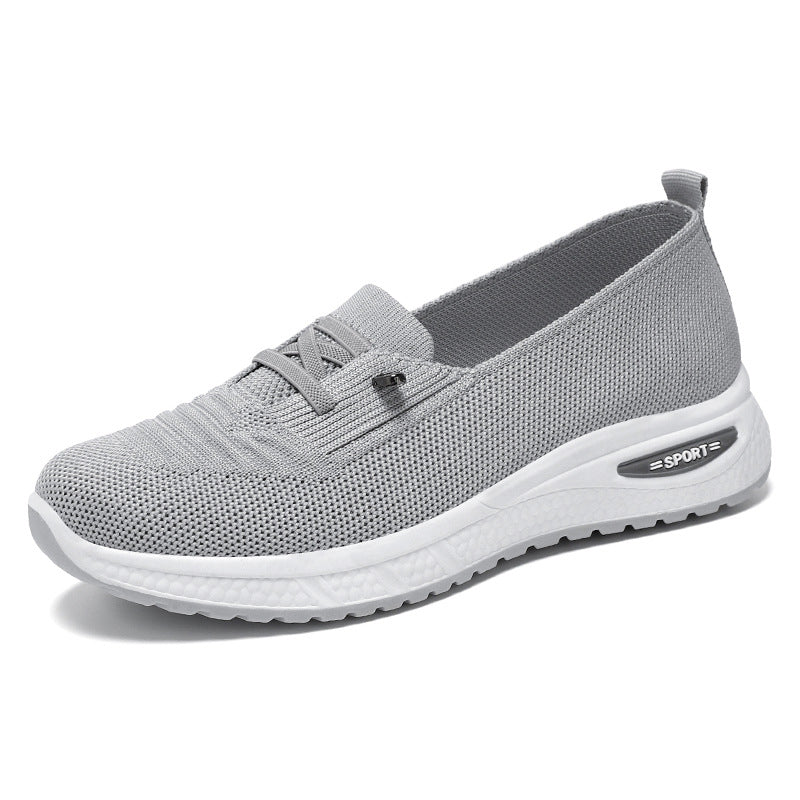 Orthopedic Walking Shoes for Women with Arch Support and Breathable Flyknit Mesh
