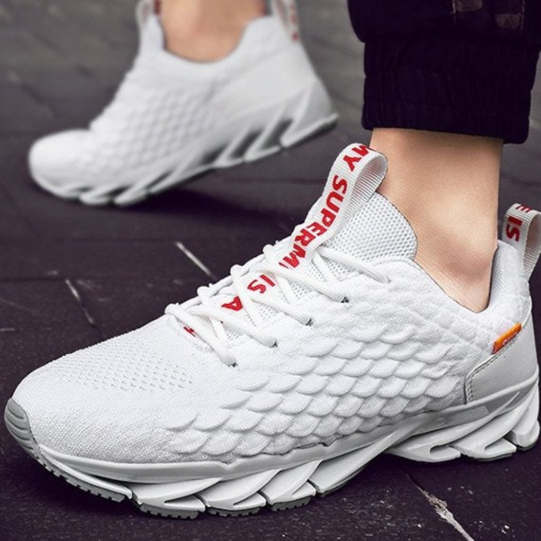 Baskets décontractées unisexes Chaussures de marche en mesh respirant Chaussures de sport légères