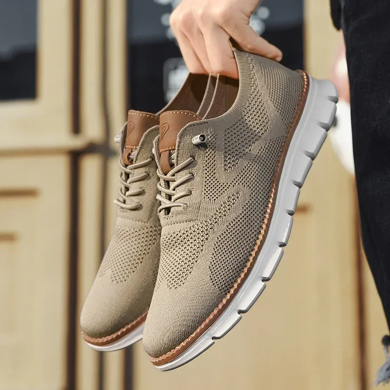Scarpe ortopediche da passeggio per donna con punta larga e tomaia in maglia traspirante
