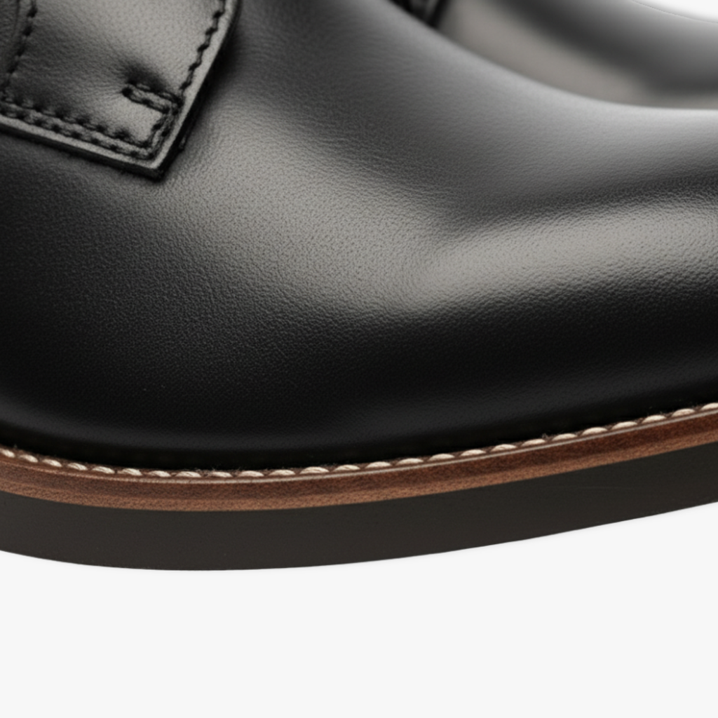 Men's Customizable Retro Leather Ankle Boots for Suits